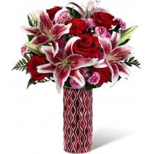 17-V1CAS Bouquet Romance durable de FTD 