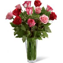 B19-4387 Le bouquet de roses Vraie romance de FTD®